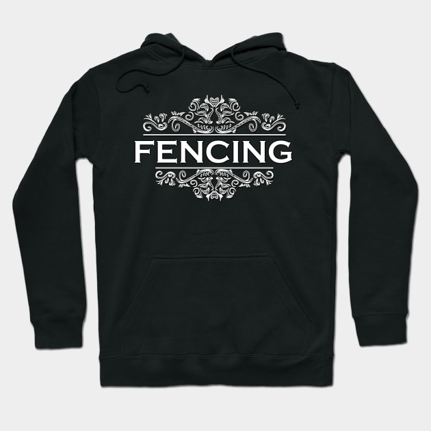 Sports Fencing Hoodie by Shop Ovov